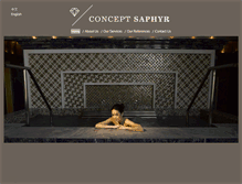 Tablet Screenshot of concept-saphyr.com